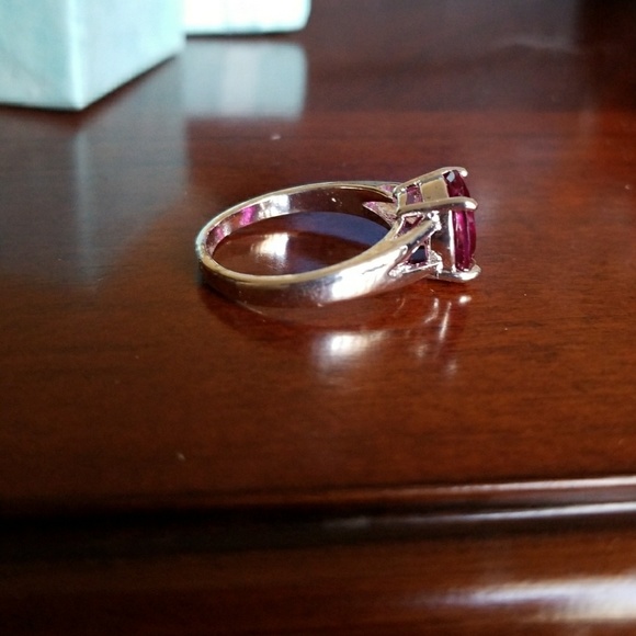 Amethyst ring Sterling silver - Picture 3 of 4